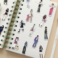 ステッカー　女の子　Y2Kの画像