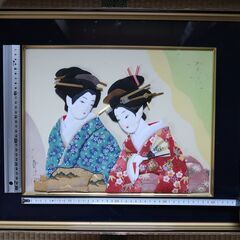 額縁（大）30㎝×40㎝　3個（箱　作品付き）の画像