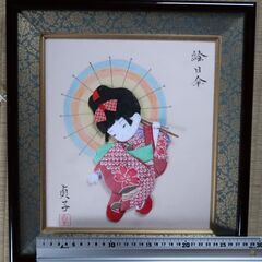 額縁　中型　色紙大（25㎝×23㎝位）　全5個（箱無し　作品付き）の画像