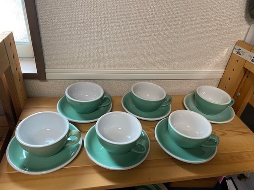 LOVERAMICS カップとソーサーセット 250ml 6個