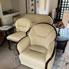 マルニ木工　アンティーク家具　アームチェア回転式　の画像