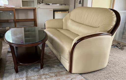 maruniマルニ木工 アンティーク家具　ラブシート