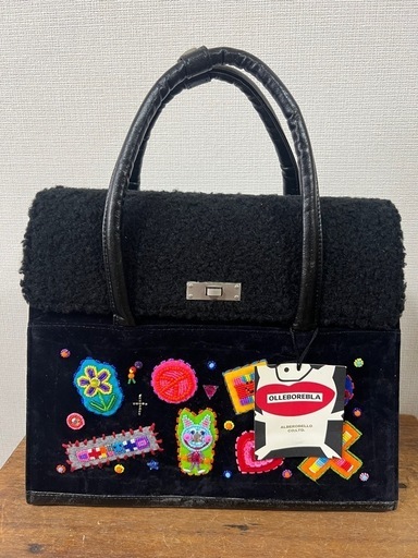 【GO-240】アルベロベロ OLLEBOREBLA ハンドバッグ ビーズ刺繍