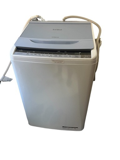 【八戸市内配送無料】8kg 洗濯機 2016年式　HITACHI ビートウォッシュ　NW-V80A