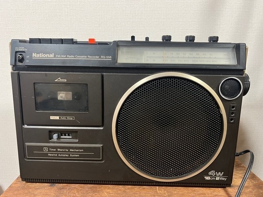 【GO-249】National ナショナル ラジオ RQ-558 昭和レトロ