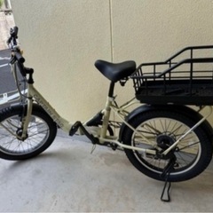 キャプテンスタッグ折りたたみ自転車の画像