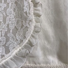 未使用 リバーシブルボレロ レース パーティ 結婚式 ストールの画像