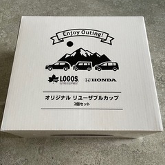 新品未使用　LOGOS HONDAコラボタンブラー　リユーザブルカップの画像