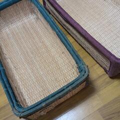 昔の衣装ケース　かご　収納　古道具