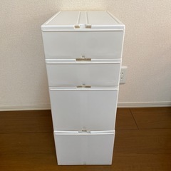 【0円】4段収納ケース（取り外し・組み換え可能）の画像