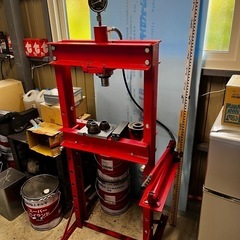 商談中　油圧プレス　15t 整備　工具　メンテナンス　ジャッキ　万力　
