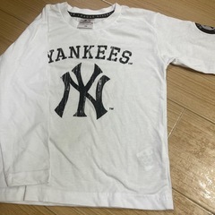 Yankees PEANUTS ラグラン野球トップス長袖120の画像