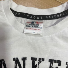 Yankees PEANUTS ラグラン野球トップス長袖120の画像
