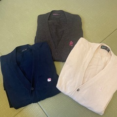 カーディガン３着まとめて　女子高生　制服用に！