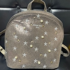 ANNA SUI 星型装飾 メタリックリュック