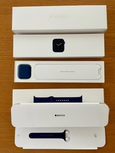 【美品】Applewatch6 44mm GPS ネイビー