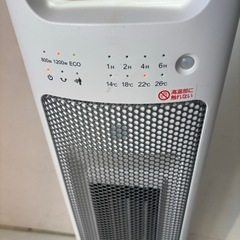 電響社　DTC-L120J セラミックヒーター 2019年製の画像