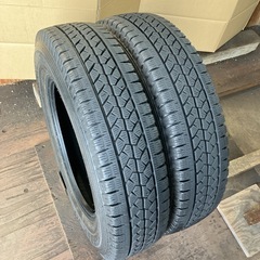 スタッドレス155/80R14LT 2本／88/86N／BS V...