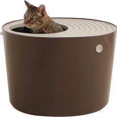 あげます　アイリスオーヤマ 猫トイレ 上から猫トイレ 砂が飛び散...