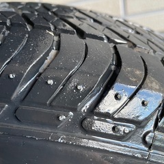 ジムニー純正ホイールバリ山タイヤの画像