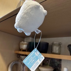 ②新品未使用🎁すみっコぐらし しろくま 横長 ぬいぐるみ タグ付き クレーンゲーム獲得品❁¨̮の画像