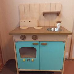 おままごと　キッチン　木製玩具　