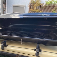 【バラ売り可】ルーフボックス＋取付バー＋取付ホルダー　ハスラー31s41s フルセット　の画像