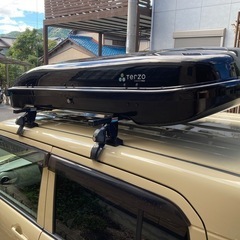 【バラ売り可】ルーフボックス＋取付バー＋取付ホルダー　ハスラー31s41s フルセット　の画像