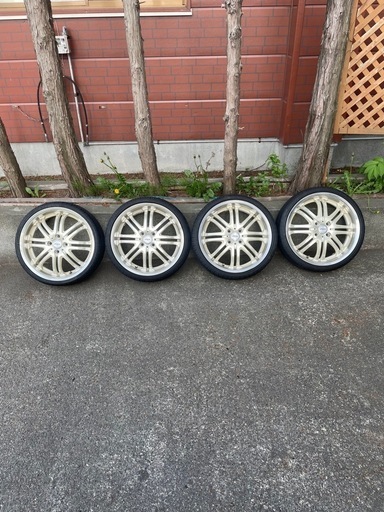 軽カー用！BADX D.O.S DEEP HARDES 17インチ　タイヤ付き！