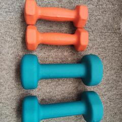 ダンベル1kg2個セット&2kg2個セットの画像