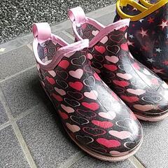 無料中古品子供ショート雨靴の画像