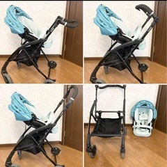 combi ベビーカー AttO L-type ミントグリーン