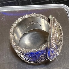 ノーチラス　アートジュエリー　リング　シルバー950の画像