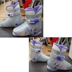 BIGHORN スキーブーツ 22.0㎝ 子供用 スキー靴 LIVELY 3.01 グレー系 パープル系 ジュニア ビッグホーン 札幌市 清田区 平岡の画像