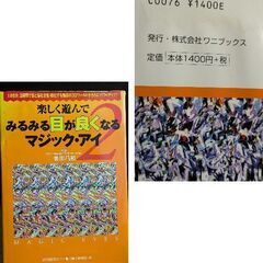 目がよくなる本マジックアイ（中古）パッケージ使用感あり