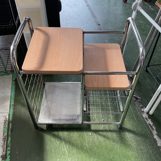 キッチン収納　ラック　中古　サビ多々あり