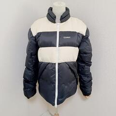 トミーヒルフィガー ダウンジャケット ジップアップ 刺繍ロゴ 黒...