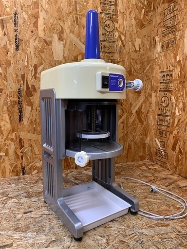 a(6714) 初雪 業務用かき氷機 中部コーポレーション HB-310B 電動式 直接お引き取り歓迎！大阪 100V 50/60Hz