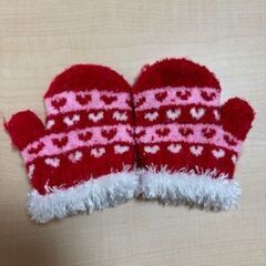 毛糸のミトン　ベビー用　長さ約10㎝