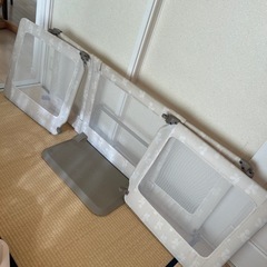 日本育児 おくだけとおせんぼ スマートワイド リーフ柄