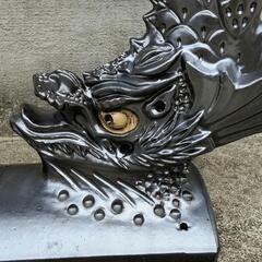 鯱鉾 瓦 古瓦 シャチホコ 一対 　大黒　魔除け 縁起物 本歌 鬼瓦 飾瓦 厄除け 置物 工芸品 鬼瓦 オブジェ 神社 天守閣 昭和レトロ 瓦屋根 古民家

ガーデニングの画像