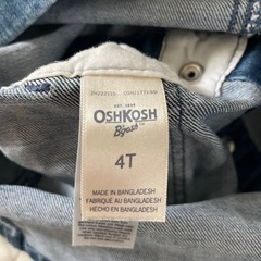 キッズ　4T OSHKOSHデニムワンピの画像