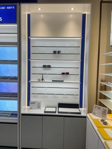 ♪♪半額処分♪♪★眼鏡★めがね★メガネ★業務用★店舗用★収納★新品★高級★展示棚★その１★