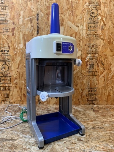 a(6715) 初雪 業務用かき氷機 中部コーポレーション HB-310B2 電動式 100V 50/60Hz 直接ご来店お引き取り歓迎 大阪