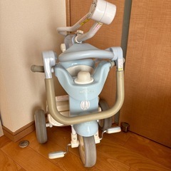 iimo マカロンブルー 折り畳み式　三輪車　イーモ　水色　の画像