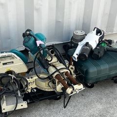 A315◇ジャンク工具色々まとめて◇卓上マルノコ◇釘打機◇ルータ...