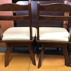 ２人用ダイニングセット　テーブル　80cm　チェア2脚の画像