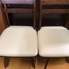 ２人用ダイニングセット　テーブル　80cm　チェア2脚の画像