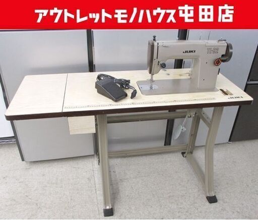 JUKI 職業用ミシン TL-82 電動フットペダル 一本針本縫い 作業台付き 工業 ジューキ 札幌市北区屯田