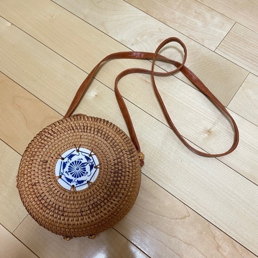ベトナム　カゴ　ショルダー　バッグ　夏　リゾート